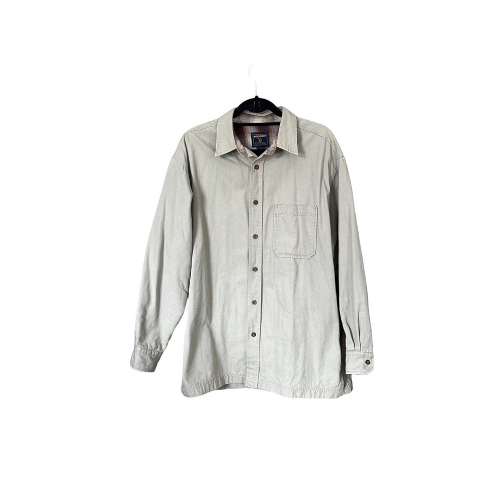 Woolrich Mens Lined Button Down‎ Chore Work Wear Shirt